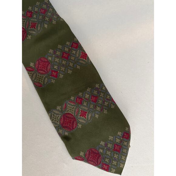 Brandini Le Collezioni Vintage Retro Silk Neck Tie, Made in Italy 58'in Length - Picture 2 of 5